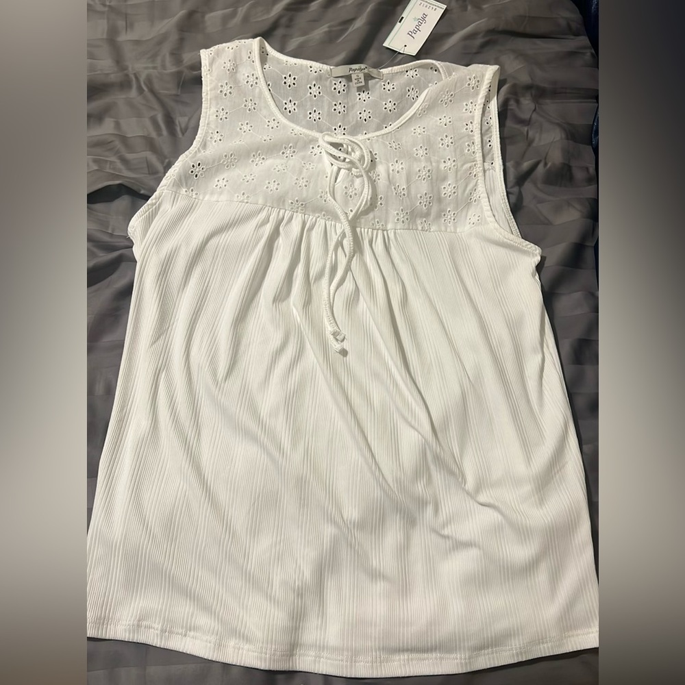 Papaya tank top